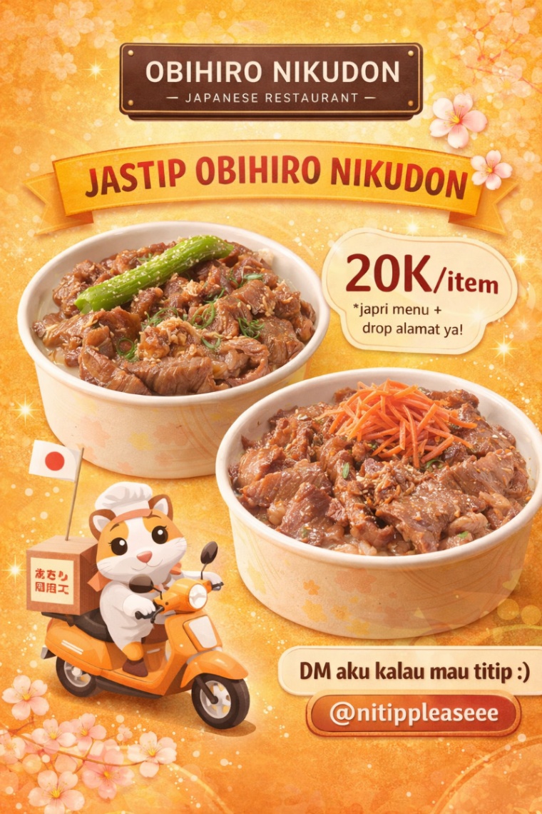 jastip obihiro nikudon