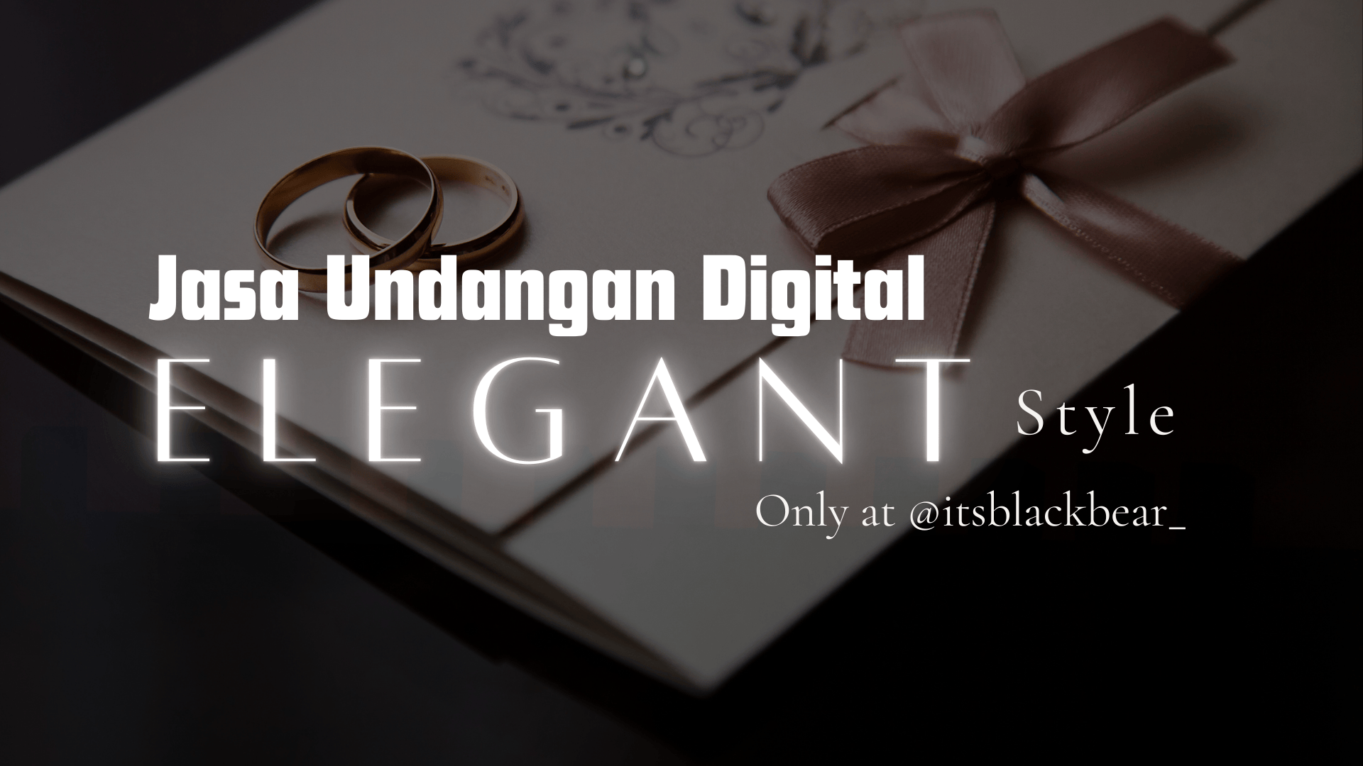 Jasa Undangan Nikah Digital (Elegant Style)