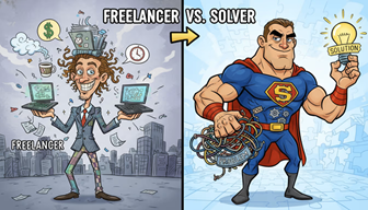 Freelancer vs Solver: Di 2026, Kamu Mau Kerja Keras atau Kerja Cerdas?